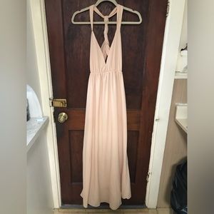 Pastel pink dress